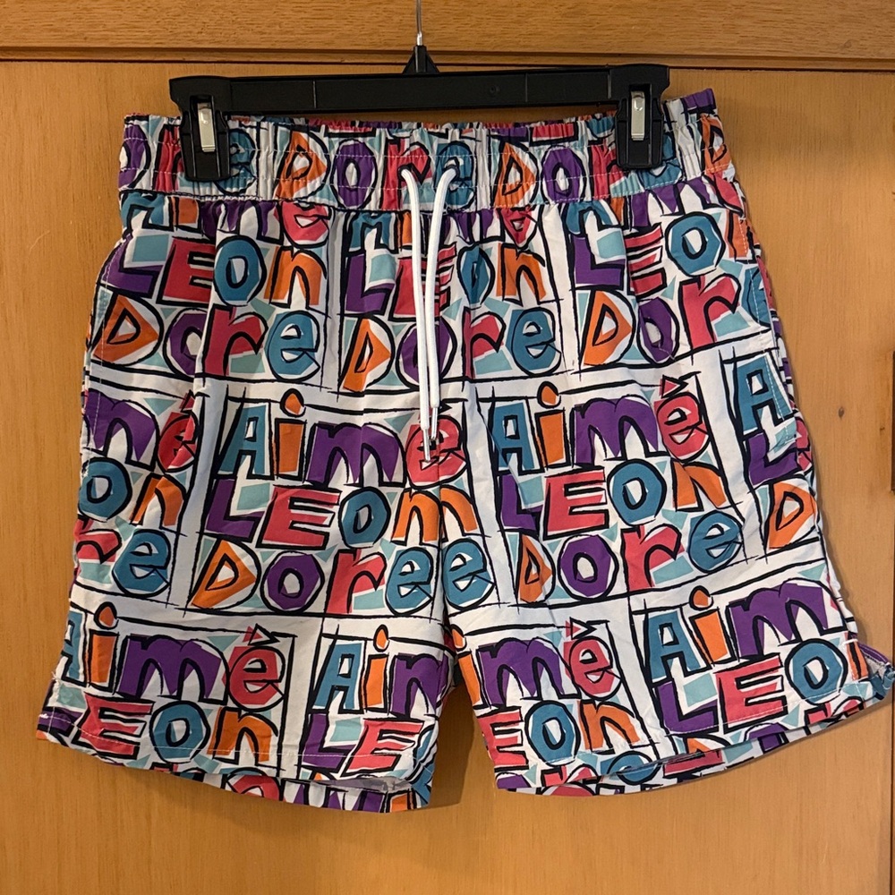 Aime Leon Dore Multicolor Graphic Shorts